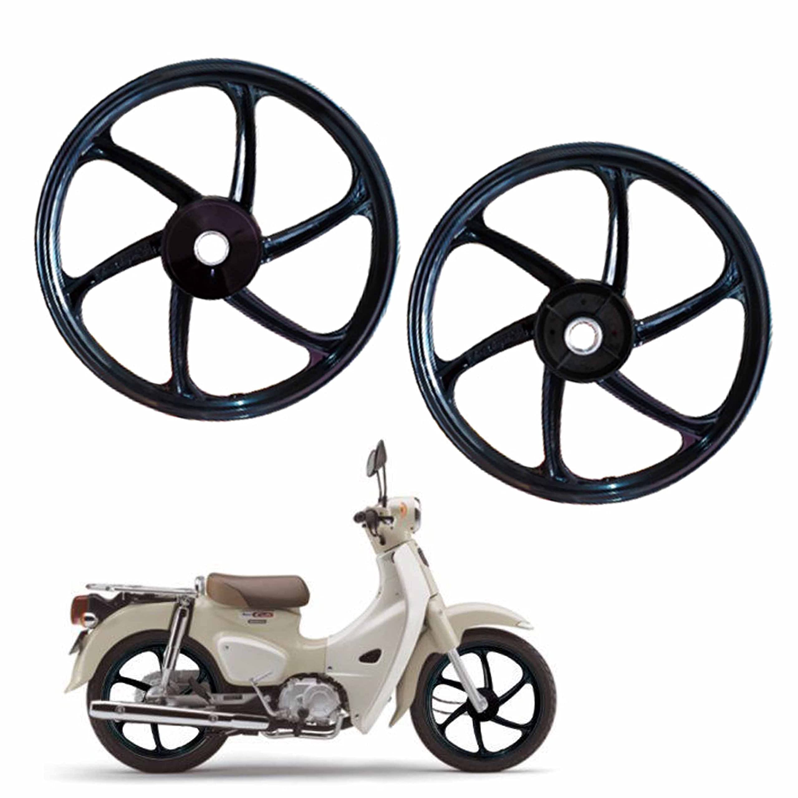 Amazon.co.jp: RCB製スーパーカブ 110用 アルミ製 キャストホイール